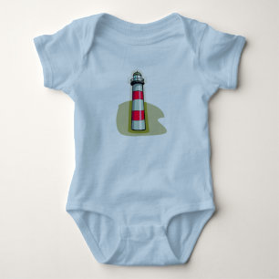Säuglings Leuchtturm-Shirt Baby Strampler