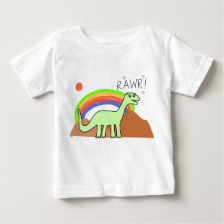Säuglings-Regenbogen Rawr Shirts