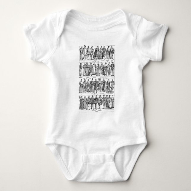 Säuglings Shirt der historischen Kostüme (Vorderseite)