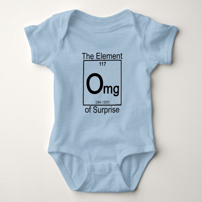 Säuglings-Shirts des Element-OMG Baby Strampler (Vorderseite)