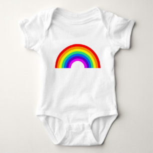 Säuglings-Strampler mit Regenbogen Baby Strampler