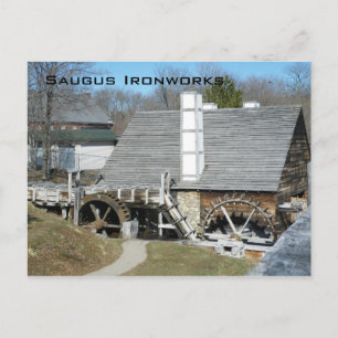 Saugus Ironworks Postkarte