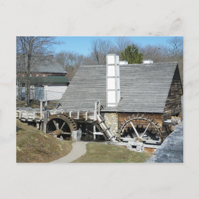 Saugus Ironworks Postkarte (Vorderseite)