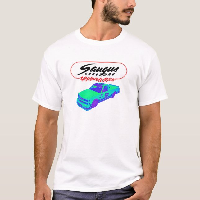 Saugus Speedway Supertruck light T Shirt (Vorderseite)