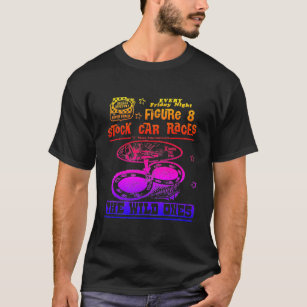 Saugus Speedway Vintage dunkle Abbildung 8 Shirt