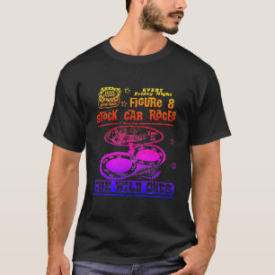Saugus Speedway vintage dunkle Figur 8 T-Shirt