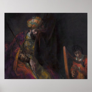 Saul and David (Mauritshuis) von Rembrandt - Poste Poster