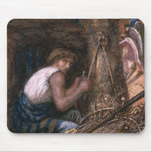 Saul, der unter dem Material, 1866 sich versteckt Mousepad