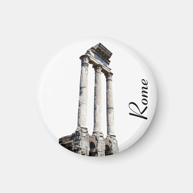 Säulen aus antiken Steinen Magnet (Vorne)