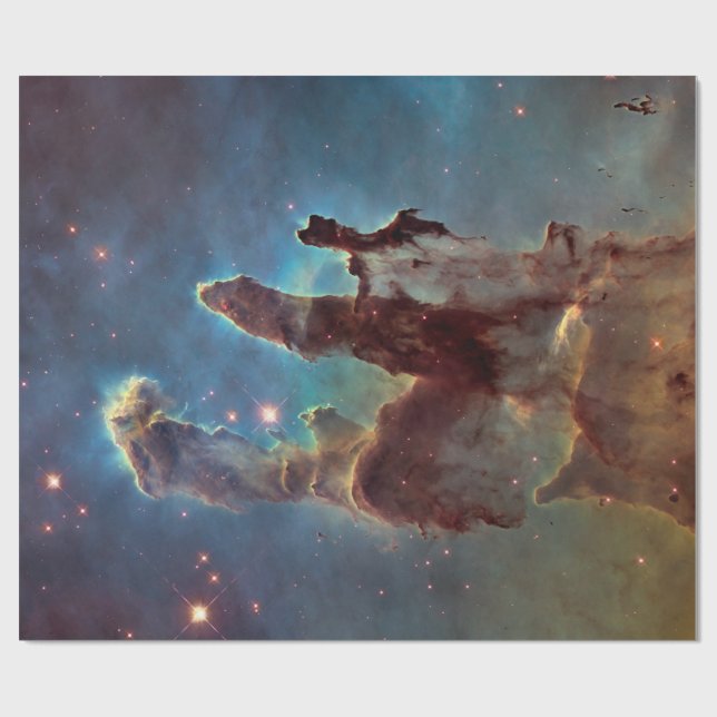 Säulen der Schöpfung, Adlernebel Hubble Space Geschenkpapier (Flach)