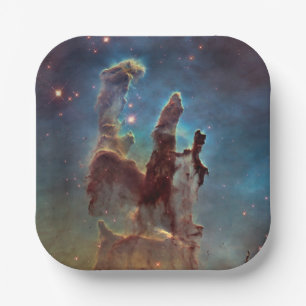 Säulen der Schöpfung, Adlernebel Hubble Space Pappteller