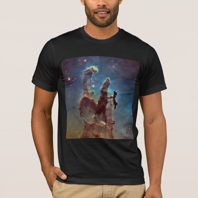 Säulen der Schöpfung, Adlernebel Hubble Space T-Shirt (Vorderseite)
