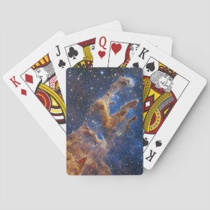 Säulen der Schöpfung Adlernebel Webb-Teleskop Spielkarten