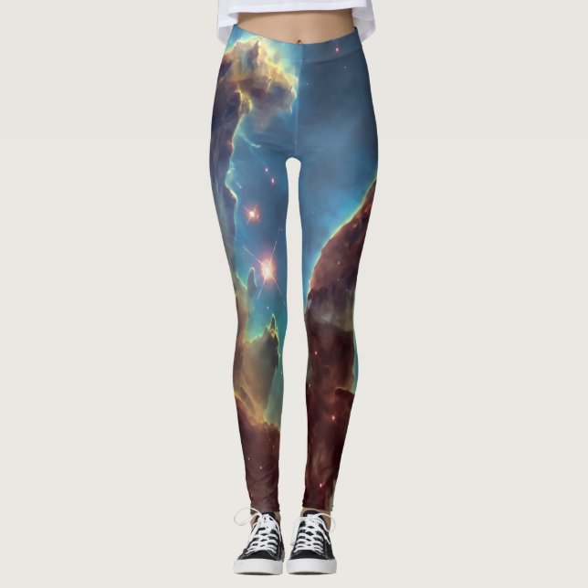 Säulen der Schöpfung aus dem Hubble-Teleskop Leggings (Vorderseite)