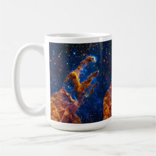Säulen der Schöpfung - James Webb NIRCam Astronomi Kaffeetasse