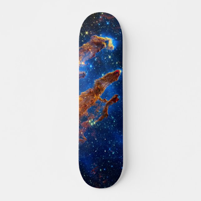 Säulen der Schöpfung - James Webb NIRCam Astronomi Skateboard (Vorne)
