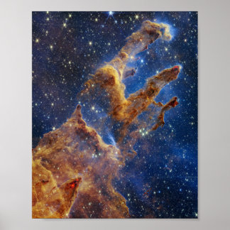Säulen der Schöpfung — James-Webb-Weltraumteleskop Poster