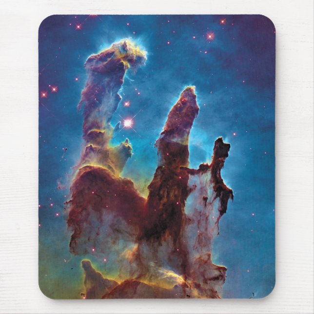 Säulen der Schöpfung M16 Adlernebel WeltraumFoto Mousepad (Vorne)