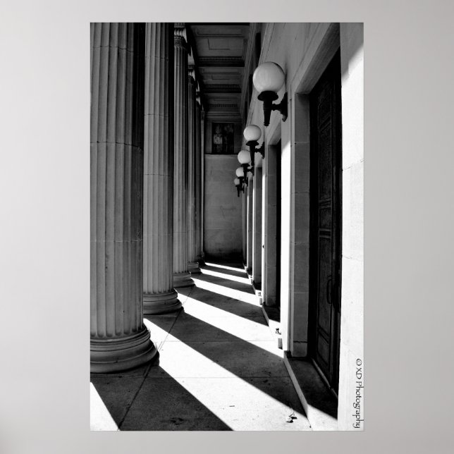 Säulen des Lichts Poster (Vorne)