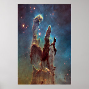 Säulen des Schaffungs-photographischen Plakats Poster