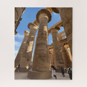 Säulen des Tempels von Karnak Luxor Ägypten Puzzle