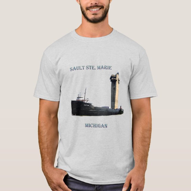 Sault Ste Marie Michigan Shirt (Vorderseite)