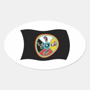 Sault Ste. Marie Tribe Flag Sticker