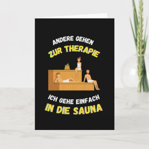 Sauna Andere gehen in die Heilsaunen Karte