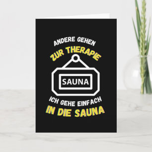 Sauna Andere gehen in die Heilsaunen Karte