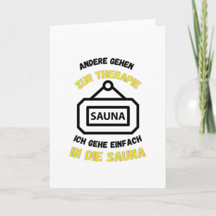 Sauna Andere gehen in die Therapiesaunas Karte