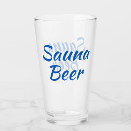 Sauna Beer Finnisches Glas Tumbler