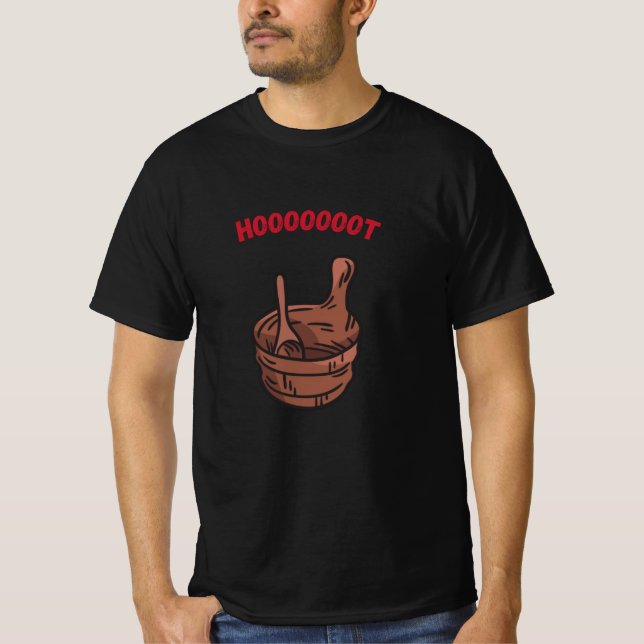 Sauna Hooot Saunas T-Shirt (Vorderseite)