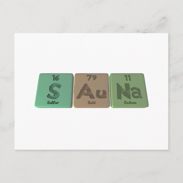 Sauna-S-Au-Na-Sulfur-Gold-Natrium.png Postkarte (Vorderseite)