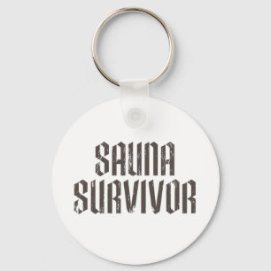 Sauna Survivor 01 Schlüsselanhänger