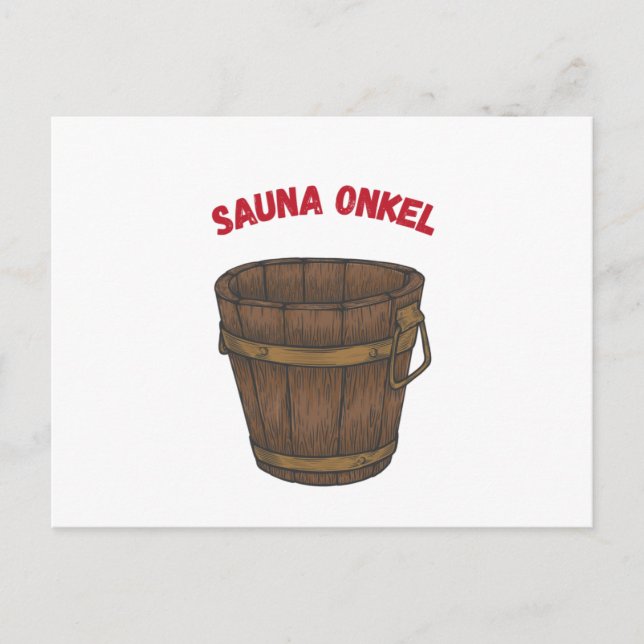 Sauna Sweet with me Saunas Postkarte (Vorderseite)