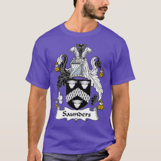 Saunders Coat of Arms Familienwappen T-Shirt
