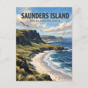 Saunders Island Falklandinseln Postkarte