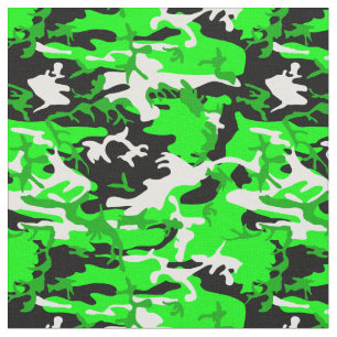 Säure-grüne Tarnung Schwarz-weiße Camouflage Stoff