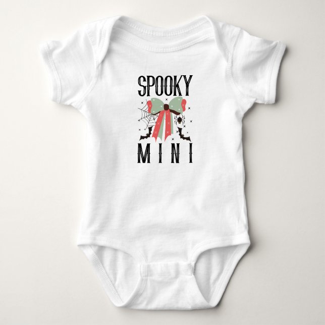 saure Mini-Haloween Baby Strampler (Vorderseite)