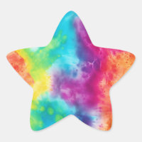 Saure Neon Regenbogen-gefärbte Krawatte