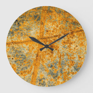 Säure-Rost-Pfade Große Wanduhr