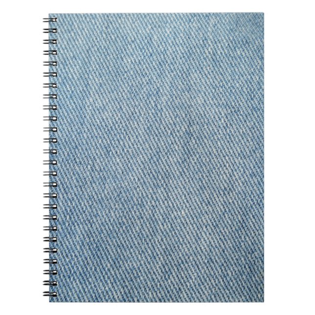 Säure waschen blaue Jeans, Denim Textur. Notizblock (Vorderseite)