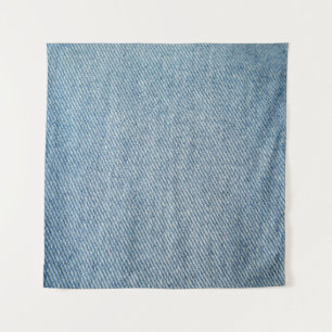Säure waschen blaue Jeans, Denim Textur. Wandteppich