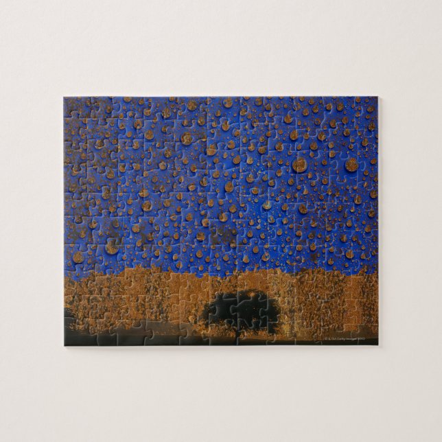 Saurer Regen u. Umweltverschmutzung Puzzle (Horizontal)