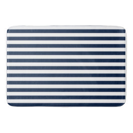 Saures Blau und Weiße Streifen Bath Mat Rug Badematte