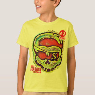 Saures Seebarschlogo T-Shirt