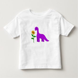 Sauropod und Sonnenblume Kleinkind T-shirt