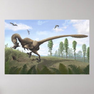 Saurornitholestes Druck Poster