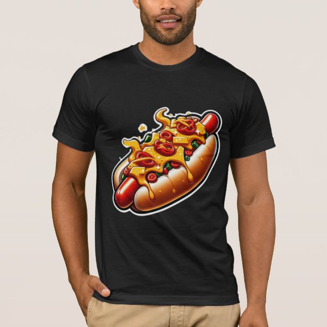 SAUSAGE-CHILI-KÄSE-HUND 3 T-Shirt (Vorderseite)
