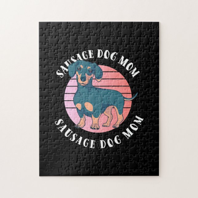 Sausage Dog Mutti Puzzle (Vertikal)